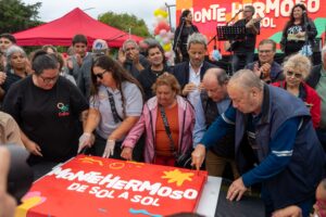 Monte Hermoso celebró su aniversario en la Plaza del Fonavi